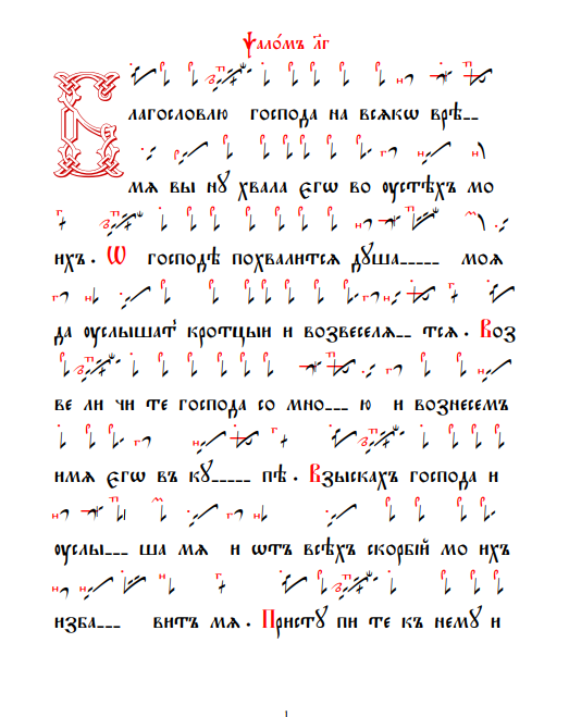 Псалом 33 текст на русском